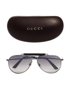 Bamboo Aviator style sunglasses  Gucci