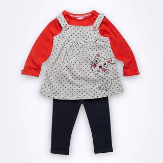 bluezoo Babies long sleeved top, tunic and leggings set