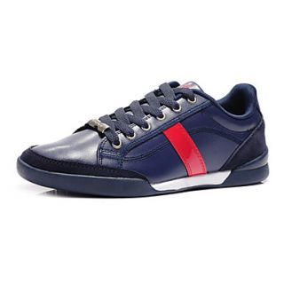 Leather Mens Flat Heel Comfort Fashion Sneakers Shoes (More Colors)