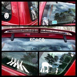 Keep Calm and Chive on KCCO White Exterior Window Decal Automotive