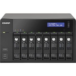 QNAP TS 869 PRO High Performance 8 Bay Network Attached Storage Server, 32 TB
