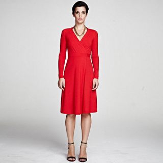 HotSquash Red Wrap Dress in clever fabric