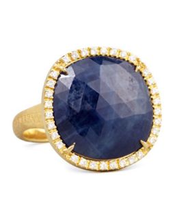 Siviglia 18k Blue Sapphire Ring, Large   Marco Bicego   Sapphire (7)