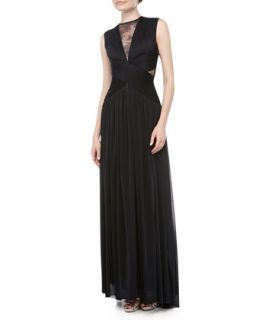 Womens Rossa Lace Crisscross Gown, Navy   Catherine Deane   Navy (12)