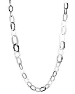 Flat Link Necklace, 46L   Ippolita   Silver