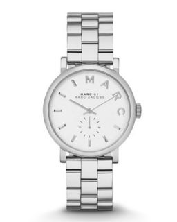 Baker Stainless Analog Watch with Bracelet   MARC by Marc Jacobs   Silver