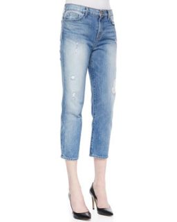 Womens Ace Distressed Cropped Boyfriend Jeans   J Brand Jeans   Illume (32)