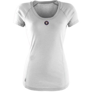 Antigua Houston Astros Womens Pep Shirt   Size Medium, White (ANT ASTRO W PEP)