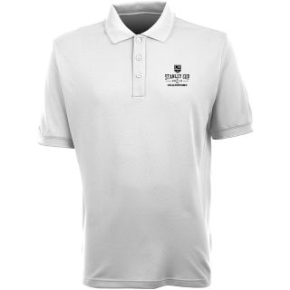 ANTIGUA Mens Los Angeles Kings 2014 Stanley Cup Champions Elite White Polo