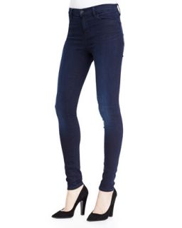 Womens Mid Rise Faded Stocking Jeans, Darkness   J Brand Jeans   Mystery (29)