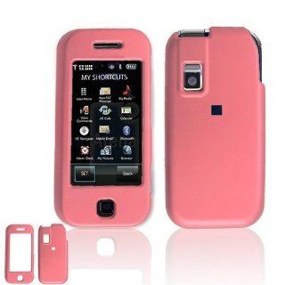 Samsung Glyde U940 Cell Phone Pink Rubber Feel Protective Case Faceplate Cover  Office Supplies 