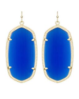 Danielle Earrings, Blue Glass   Kendra Scott   Blue