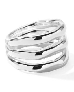 Sterling Silver Smooth 3 Layer Ring   Ippolita   Silver (8)