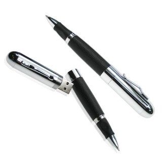 Promotional Flash Drive   Ballpen Leather, 1GB (100)   Customized w/ Your Logo Computers & Accessories