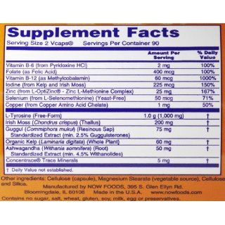 NOW Foods Thyroid Energy, 90 Vcaps Health & Personal Care