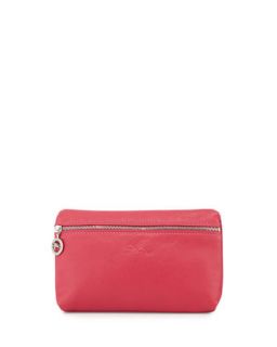 Le Pliage Cuir Cosmetics Case, Candy   Longchamp   Candy