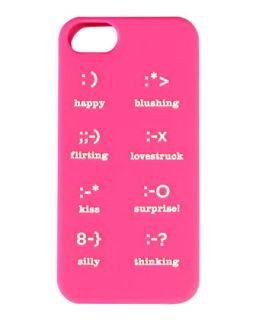 emoticons iphone 5 case, pink   kate spade new york   Pink