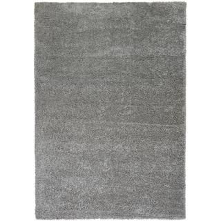 Plain Solid Shag Grey Well woven Area Rug (67 X 910)