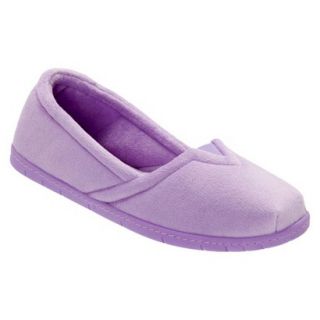 Womens Dearfoams DLuxe Charlize Slippers   Purple L
