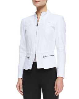 Womens Daughtry Long Sleeve Jacket   T Tahari   White (14)