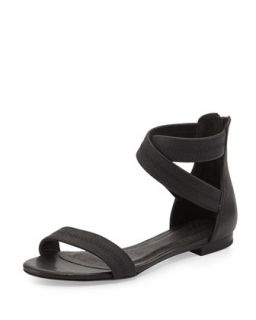 Norah Elastic Leather Sandal, Black   Joie   Black (9 1/2B)