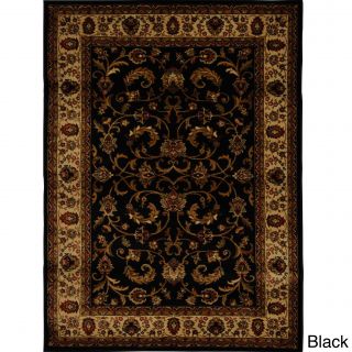 Homeworx Direct Majestic Tabriz Multicolored Oriental Motif Area Rug (78 X 104) Black Size 78 x 104