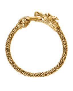 Gold Naga Dragon O Ring Bracelet   John Hardy   Gold