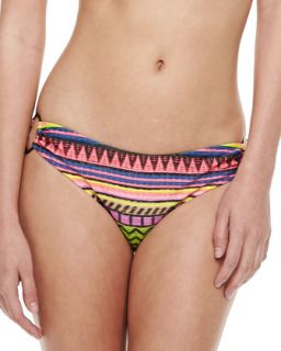 Womens Barbados Ring Side Swim Bottom, Multicolor   Milly   Multi (SMALL)