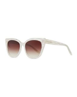 Shirelle Cat Eye Sunglasses, Pearl   Barton Perreira   Pearl