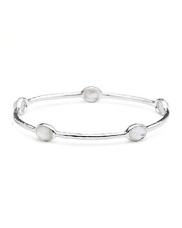 Five Station Bangle, Mother of Pearl   Ippolita   Silver