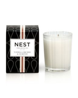 Vanilla Orchid & Almond Votive Candle   Nest   White
