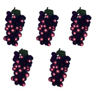 Vickerman 100 Light Purple Grape Cluster Set   Christmas Lights