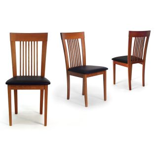Aeon Furniture Hartford Dining Chairs   Set of 2   Cherry   Dining Chairs