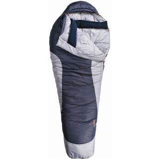 ALPINE DESIGN 0 Degree Terrain Mummy Sleeping Bag   Size Adult, Grey/orange