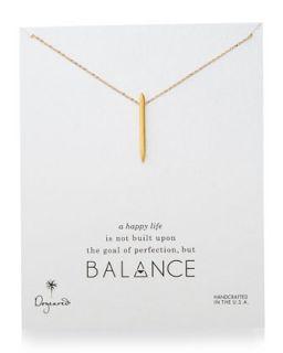 Balance Spiky Spear Pendant Necklace   Dogeared   Gold