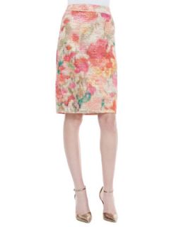 Womens marit floral print pencil skirt, multicolor   kate spade new york   Mlt
