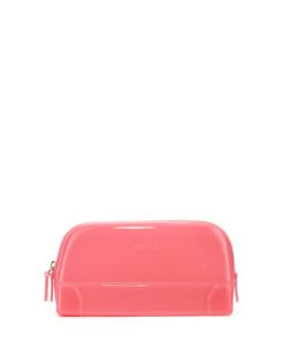 Rubber Extra Large Cosmetics Bag, Rose Pink   Furla   Pink (LARGE )