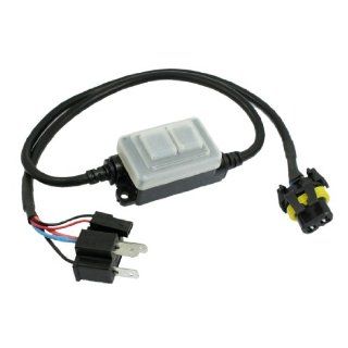 H4 9003 Male to 9006 Female Xenon Slim HID Conversion Switch Adapter Automotive