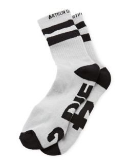 2 Die 4 Mens Socks, Gray/Black   Arthur George by Robert Kardashian   Grey