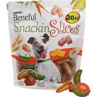 Beneful Snackin' Slices Crunchy Dog Treats 20oz  Pet Snack Treats 