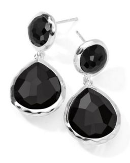 Black Onyx Drop Earrings   Ippolita   Silver