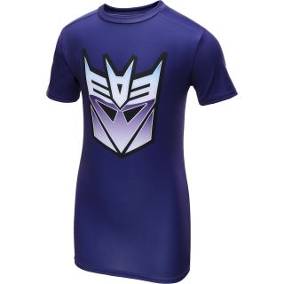 UNDER ARMOUR Boys Alter Ego Transformers Decepticons Fitted Baselayer Top  