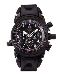 Mens 12 Gauge Chronograph Watch, Black   Oakley   Black (ONE SIZE)