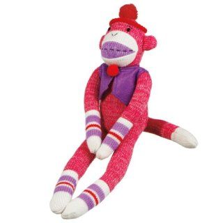 PENELOPE PINK Sock Monkey Yarn 14" MONKEEZ Kids Love Him Toys & Games