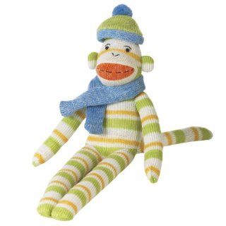 BABE Green Sock Monkey Yarn 14" MONKEEZ Kids Love Him Toys & Games