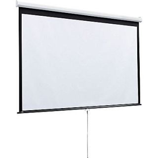Draper 207187 109 Luma Manual Wall Ceiling Projection Screen With Auto Return, 1610, White Casing