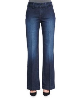 Womens Wynonna Wide Leg Trouser Jeans, Petite   NYDJ   La crescenta (6P)