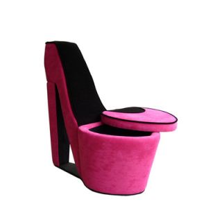 ORE High Heel Storage Side Chair HB43 Color Pink / Black