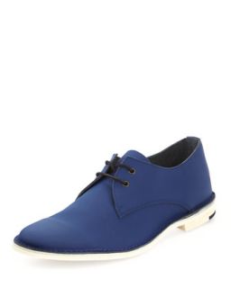 Mens Gum Leather Lace Up Shoe, Blue   Pierre Hardy   Blue (10.0D)