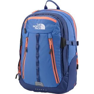 THE NORTH FACE Womens Surge II Backpack, Blue/orange